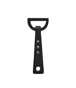 Abridor de Botellas Multifuncional de Metal Resistente con Recubrimiento Negro, Apto para Lavavajillas, para Servicio Comercial de Bebidas - Product Image 1