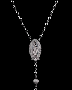 Collar de Plata con Diamante Moissanite de Moda con Colgante Brillante para Mujer, Ideal para Bodas, Fiestas de Compromiso y Uso en la Oficina - Product Image 1