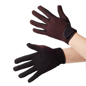 Summer Breathable Perforated Horse Riding <b>Gloves</b> Air Cooling Riding <b>Gloves</b> Winter Thermal Fleece Lined Horse Riding <b>Gloves</b> <b>Warm</b> - Product Image 4