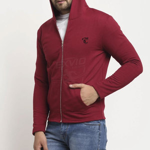 Sweat à capuche zippé pour homme, nouvelle conception, haute qualité, grandes tailles, logo personnalisé, couleur personnalisée, prix bas. - Product Image 3