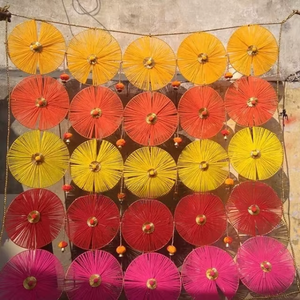 Attrape-rêves faits main pour décorations de mariage, élégants objets suspendus pour la décoration intérieure et les fêtes. - Product Image 1