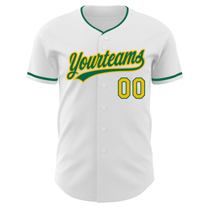 Maillot de baseball blanc personnalisé à boutons – Léger, anti-humidité, 100 % polyester respirant, imprimé, unisexe adulte - Product Image 2