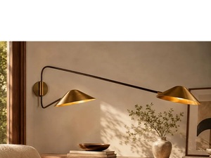 Lampe murale extérieure en laiton cylindrique, finition mate, noire brillante, brossée, chromée polie, finition laiton - Product Image 4