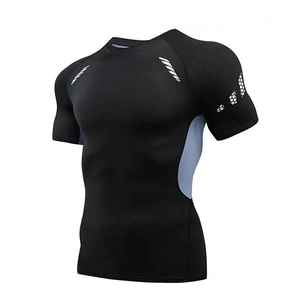Camisetas de Protección Solar Ecológicas de Spandex/Nylon al por Mayor, de Secado Rápido, Manga Corta, para Surf - Product Image 5