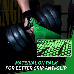Gants de musculation à prix avantageux pour hommes, gants de fitness en néoprène à demi-doigts avec protection de la paume et logo personnalisé - Product Image 2