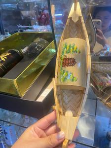 Premium Eco-Friendly Natural Bamboo <b>Woven</b> Boat Tray-Vintage Style Multi-Purpose Storage <b>Basket</b> Handmade Gift Set From Vietchoice - Product Image 2