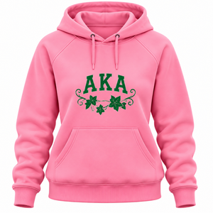   Sudadera con Capucha Rosa para Mujer, Diseño Gráfico con Letras, Informal, Manga Larga, Suave y Cómoda, Estilo Sorority - Product Image 1