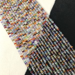 Cuentas Redondas Multifacéticas de 3.5mm, 100% Naturales, Certificadas por IGI, Grado AA, Piedras Multicolores, Multifuego, Gemas Vivaaz para Joyería - Product Image 2