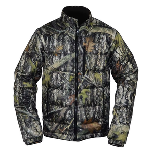 Veste de chasse d'hiver unisexe GRACE SIGN, camouflage, isolée, thermique, couche intermédiaire, fermeture éclair intégrale, coupe-vent, motif imprimé, polyester chaud - Product Image 1