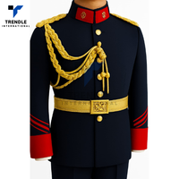 Dernière Nouveauté : Uniforme de Garde Cérémoniel Décoratif pour Hommes, Style Veste, Service OEM Personnalisé, Marque Personnalisée, en Polyester Gabardine