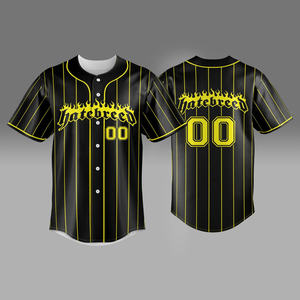 Camiseta de Béisbol OEM ODM para Hombre, Uniforme Profesional de Equipo, Camisetas con Botones, Ropa Deportiva, Tejido Ligero y Transpirable - Product Image 5