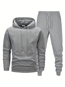OEM Wholesale top trending <b>Men</b> <b>Pullover</b> Tracksuit Durable anti pilling anti wrinkle hot selling soft stuff <b>Pullover</b> Tracksuit - Product Image 2