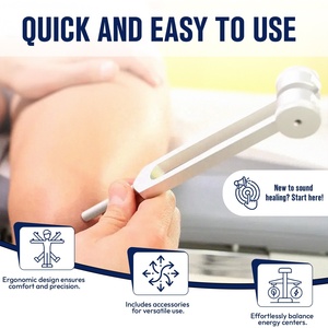 Chuqing ชุดส้อมเสียง128Hz 256Hz 512Hz 1024Hz 2048Hz-จักระและการรักษาเสียง - Product Image 3