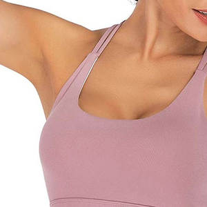 Wholesale Gym Fitness Sports Bra Underwear Women Halter Neck Backless Athletic Gym Running Sexy Backless Skin Friendly Yoga Bra - Product Image 2