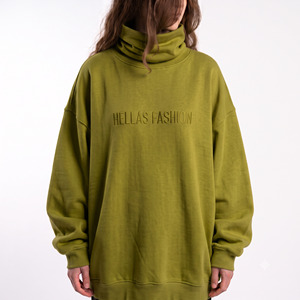 Sudadera de cuello alto para mujer, personalizada al por mayor, de algodón y poliéster de primera calidad, estilo casual, proveedor de fábrica OEM - Product Image 1