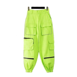 Wholesale Street Style Custom Color Size Sweat Cargo Pants Reflective Trousers Joggers With Pocket Trouser - Product Image 2