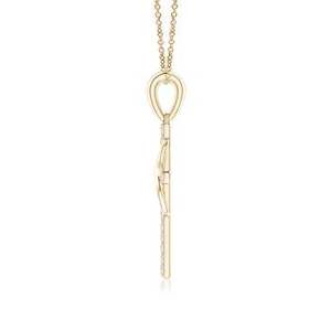 Elegant Lotus Pendant Diamond <b>Necklace</b> | Spiritual Women Jewelry | Trendy Design 2026 - Product Image 6