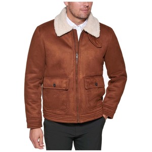 Veste en cuir véritable ou simili cuir pour homme, style motard, café racer, rétro, coupe slim - Product Image 2
