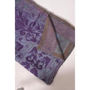 Lavinas Boho Kantha Suzani Embroidered <b>Quilt</b> Handmade Vintage Cotton Floral Eco-Friendly Washable All-Season Bedspread Indian - Product Image 6