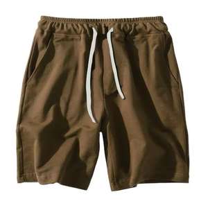 Shorts pour hommes 100% Coton Polaire Grande Taille Style Urbain Uni Brodé Écologique - Product Image 6