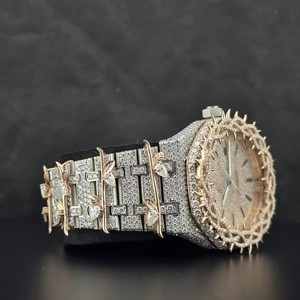 Reloj Mecánico Iced con Bisel de Rodio, Esfera de Cristal, Automático, Estilo Audaz y Lujoso - Product Image 3