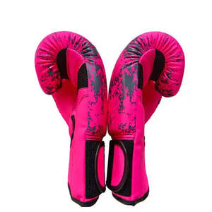 Gants de boxe professionnels à prix d'usine en promotion, avec logo personnalisé, en PU, pour l'entraînement, avec bandage de maintien, durables, pour hommes - Product Image 3