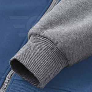 Survêtements à capuche zippés pour hommes actifs, sport, jogging, fitness, gym, course à pied, légers, confortables, pour l'extérieur - Product Image 3