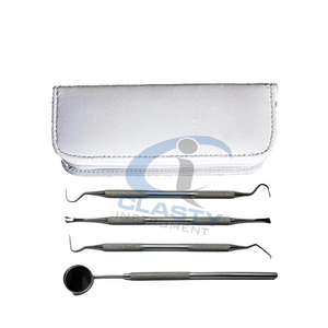 Kit d'instruments chirurgicaux dentaires, kit de nettoyage dentaire, vente chaude, source d'alimentation manuelle, acier, hygiène buccale - Product Image 6