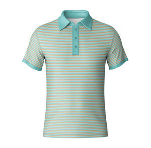 Polos de golf personalizados de alto rendimiento con sublimación completa y logotipo bordado, camisetas de golf para uniformes de equipo, venta directa de fábrica para clubes. - Product Image 2