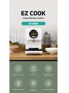 Olla para Ramen EZ COOK IH5600, 4 Minutos, Alta Calidad, Alto Rendimiento, Instantáneo, Robusto, IH5600, Preparación de Alimentos Comercial, Alta Eficiencia - Product Image 4