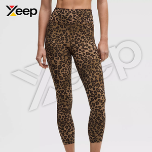 กางเกงเลกกิ้งสำหรับผู้หญิงแบบเต็มตัว ทนทาน เอวยางยืดเรียบง่าย เอวสูง รุ่น XC-WL-10 ซับเหงื่อ แห้งเร็ว - Product Image 3