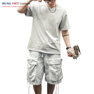 เสื้อยืดผ้าฝ้าย100% พิมพ์โลโก้ตามสั่งจากโรงงานผลิตจากเวียดนาม - Product Image 5