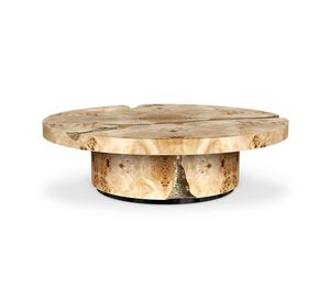 Meubles de décoration intérieure haut de gamme, table en marbre sophistiquée, table basse ronde glamour, table de décoration intérieure moderne, table luxueuse - Product Image 3