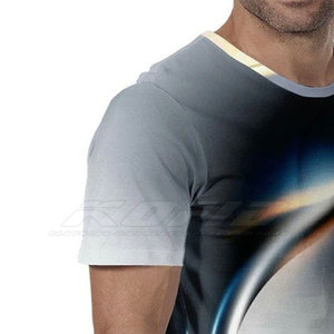 Camisetas de sublimación elegantes para hombre, ropa deportiva de alto rendimiento, ligera y de secado rápido para correr, fitness y entrenamiento. - Product Image 5