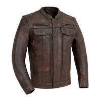 Veste en cuir pour homme RAIDER