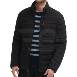 Chaqueta Acolchada para Hombre, Cálida, Ligera, Informal, para Invierno, con Cierre, Manga Larga, Estilo Urbano, a la Moda - Product Image 4