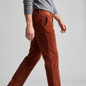 Men's Cotton Corduroy <b>Chinos</b> Trousers Straight Leg Casual Pants <b>Elastic</b> Flame-Resistant Lightweight Woven Custom Logo Wholesale - Product Image 3
