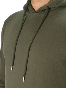 Hoodie unisexe oversize épais et vierge en molleton technique de haute qualité pour l'hiver, style streetwear, coupe ample pour homme, avec options OEM ODM - Product Image 3