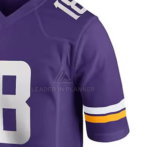 Vêtements de sport, maillot de football américain uni, séchage rapide, respirant, maillot de football américain en gros - Product Image 5