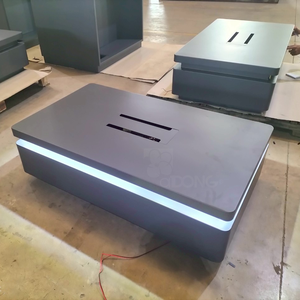 Exhibidor Metálico Moderno Personalizado para Electrónicos con Estantes Ajustables para Altavoces de TV y Accesorios |   Servicio OEM - Product Image 5