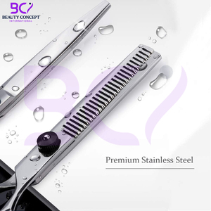 Ciseaux de barbier de qualité supérieure, vente en gros, ciseaux de coupe de cheveux de haute précision, tension réglable, équipement de salon - Product Image 4