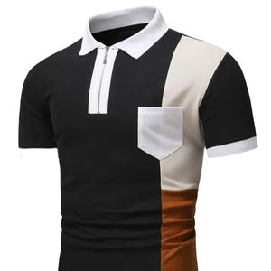 Camiseta Polo de Algodón para Hombre, Talla Grande, Camisetas Polo Casuales Personalizadas, Camisetas Polo de Manga Corta 100% Algodón para Hombre - Product Image 1