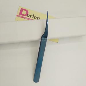 Pinzas para Extensión de Pestañas de Titanio Azul Mate, Sostenibles, con Punta de Plasma Brillante Personalizada, Pinzas para Volumen - Product Image 5