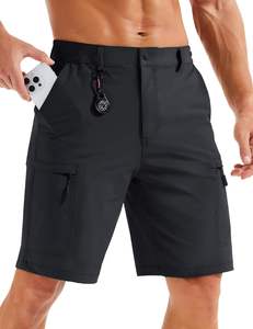 <b>Men</b> Solid Color <b>Cargo</b> <b>Shorts</b> Casual Utility <b>Shorts</b> Multi Pocket <b>Lightweight</b> Outdoor Workwear <b>Shorts</b> Custom Logo OEM Wholesale - Product Image 6