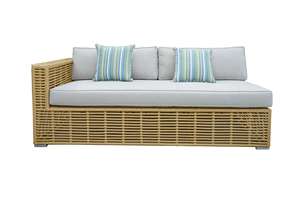 Sofá en Forma de L para Exteriores, Moderno, Ecológico, Cómodo y Duradero, con Acabado de Mimbre y Ratán - Product Image 2