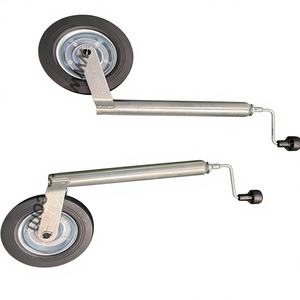 Nouvelle <span class=keywords><strong>roue</strong></span> de <span class=keywords><strong>jockey</strong></span> semi-<span class=keywords><strong>automatique</strong></span> robuste de 8/9 pouces, capacité 150-500 kg, à montage sur bride, <span class=keywords><strong>roue</strong></span> de remplacement pour pièces de remorque - Product Image 5