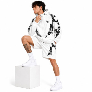 Trendy White Custom Embroidery Patch logo Shorts Tracksuit Windbreaker Lightweight Nylon Patchwork Summer Track Suit Hoodies USA - Product Image 4