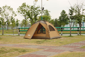 CAMPTOWN ADVENTURE 6 Tienda de campaña domo para 4-5 personas, tienda mediana, tienda familiar, tienda familiar impermeable de 3000 mm con vestíbulo - Product Image 4