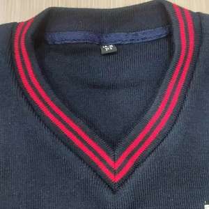 Venta Caliente de Fábrica, Uniforme Escolar de Alta Calidad con Logotipo Personalizado, Unisex, para Niños, de Punto Acrílico, Manga Larga, Cuello en V, Cómodo - Product Image 5