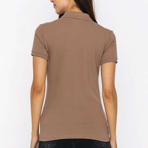 <b>Women</b> <b>polo</b> <b>shirts</b> for work brown <b>polo</b> <b>shirt</b> short sleeve cotton casual top golf tennis collared t <b>shirt</b> slim fit everyday wear - Product Image 6